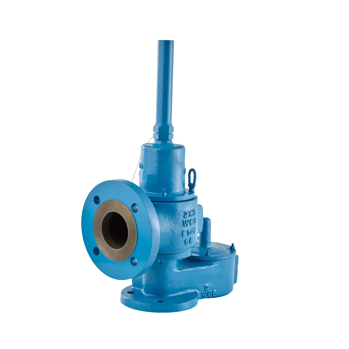 Pressure / Vacuum Relief Valve with Pipe-Away Feature and Pressure Spring MODEL 1221B
