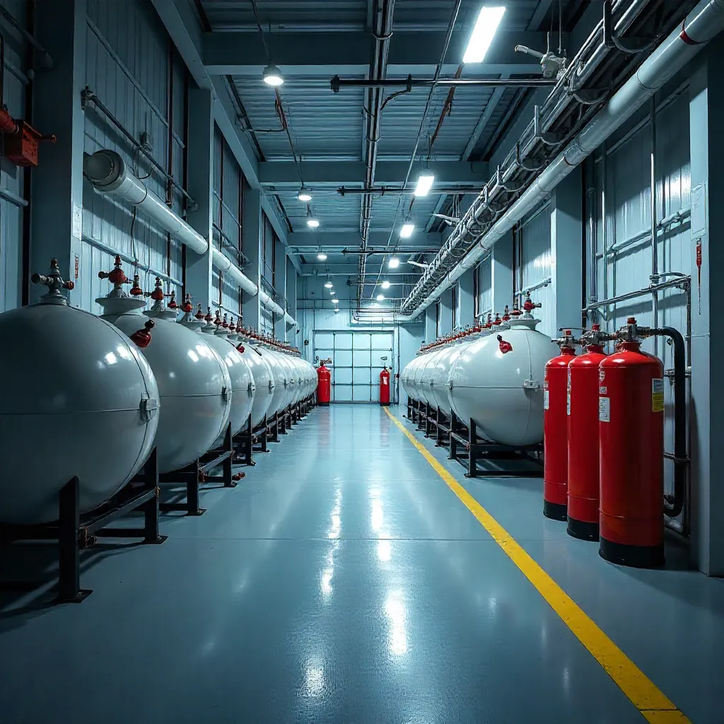 Chemical Agents in Fire Protection in the Gas Industry